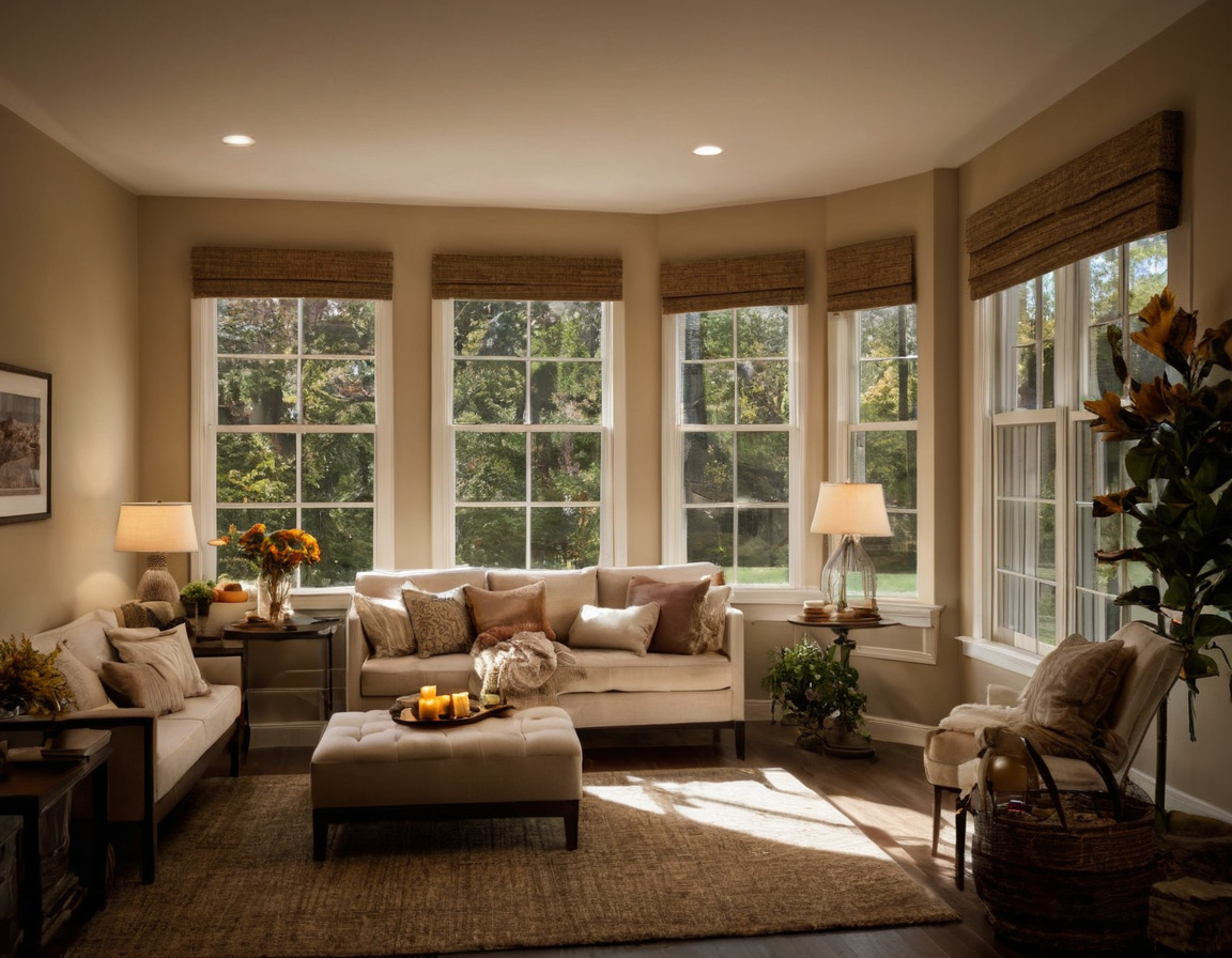 Family-room fall decorations should withstand children, pets, heat, and daily traffic planning reference